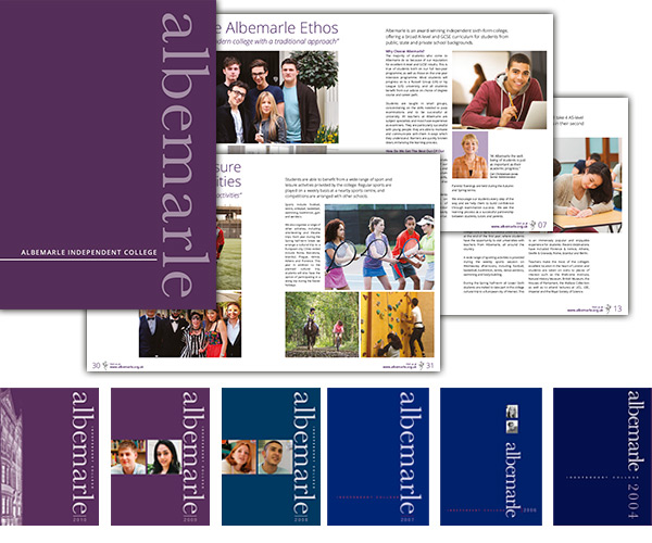 college prospectus design