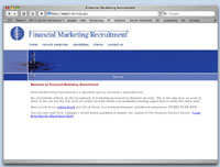financial marketing recruitment website       